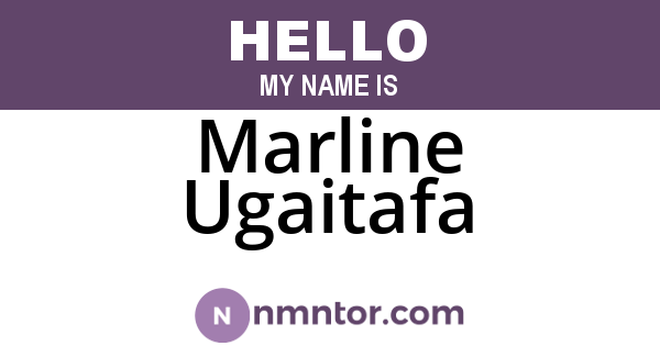 Marline Ugaitafa