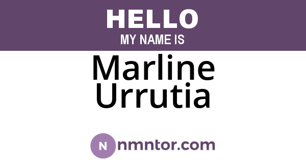Marline Urrutia