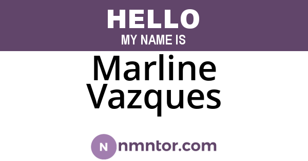 Marline Vazques