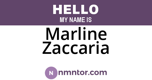 Marline Zaccaria
