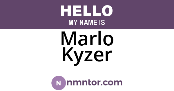 Marlo Kyzer