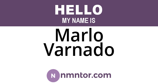 Marlo Varnado