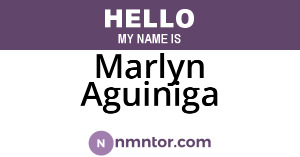 Marlyn Aguiniga