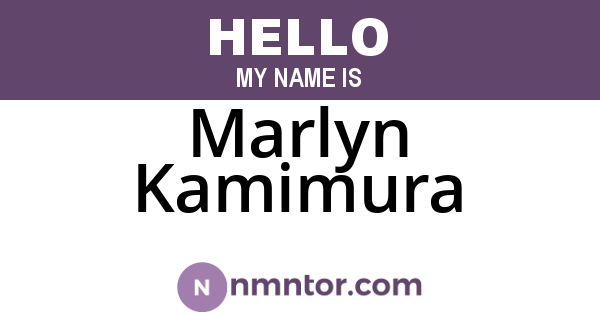 Marlyn Kamimura