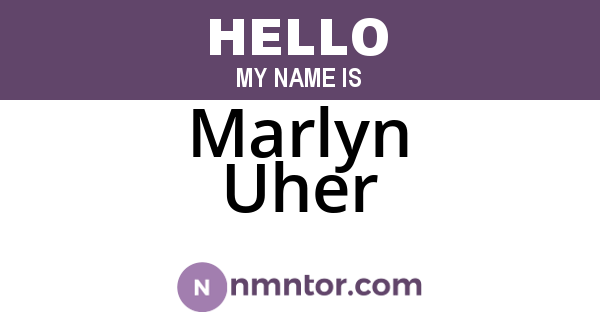 Marlyn Uher