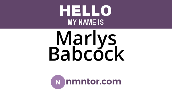 Marlys Babcock