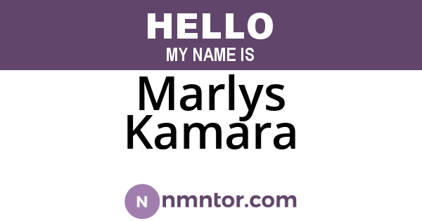 Marlys Kamara