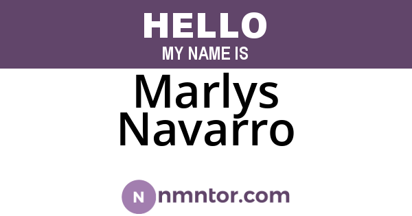 Marlys Navarro