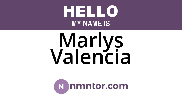 Marlys Valencia