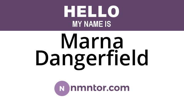 Marna Dangerfield