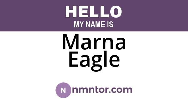 Marna Eagle