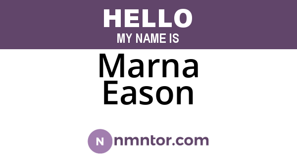 Marna Eason