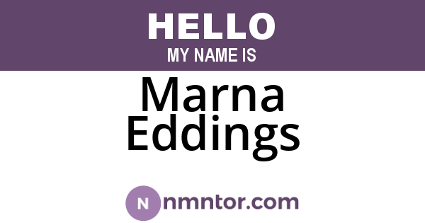 Marna Eddings