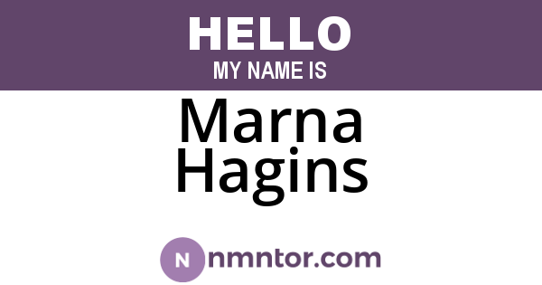 Marna Hagins