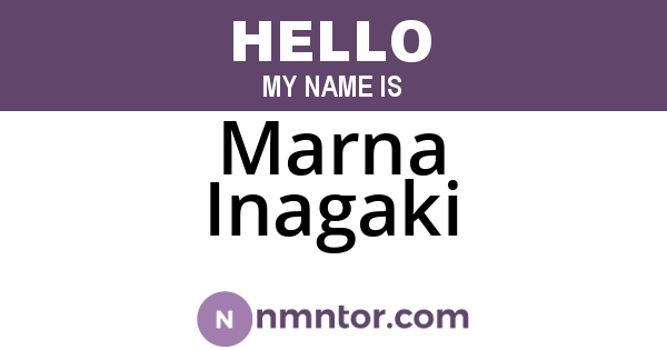 Marna Inagaki
