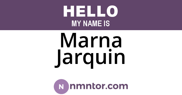 Marna Jarquin