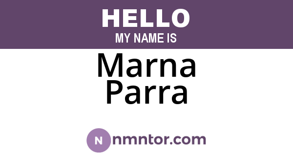 Marna Parra