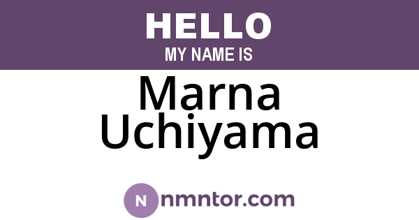 Marna Uchiyama