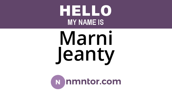 Marni Jeanty