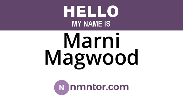 Marni Magwood