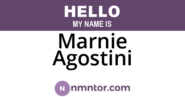 Marnie Agostini
