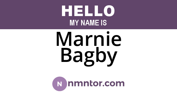 Marnie Bagby