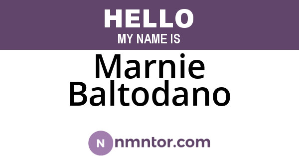 Marnie Baltodano