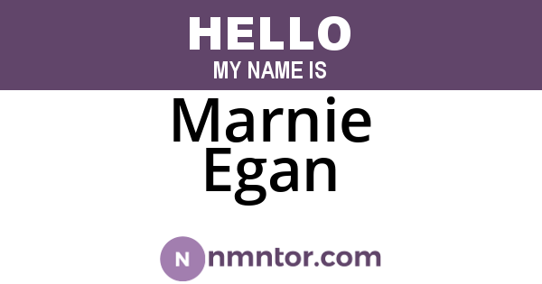 Marnie Egan