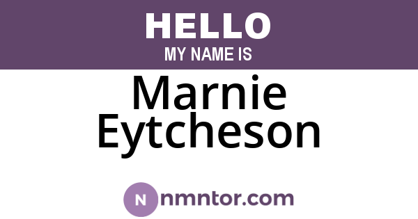 Marnie Eytcheson