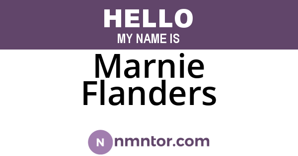 Marnie Flanders