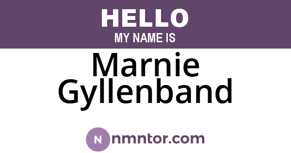 Marnie Gyllenband