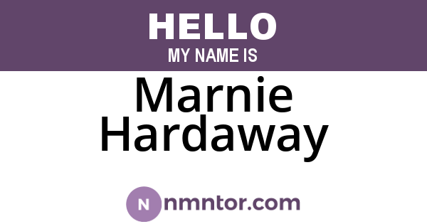 Marnie Hardaway