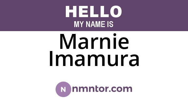 Marnie Imamura