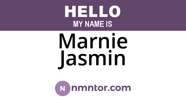 Marnie Jasmin