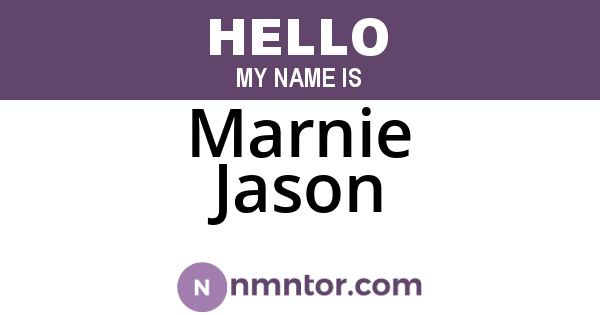 Marnie Jason