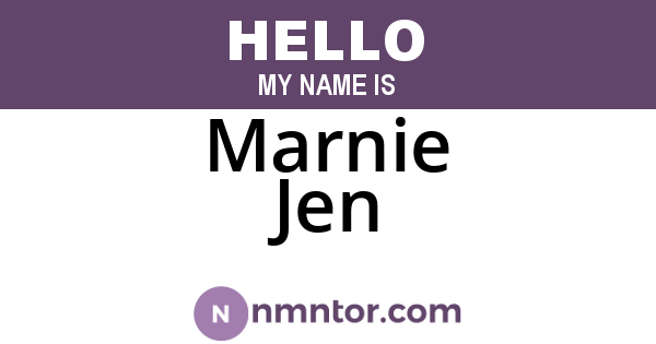Marnie Jen