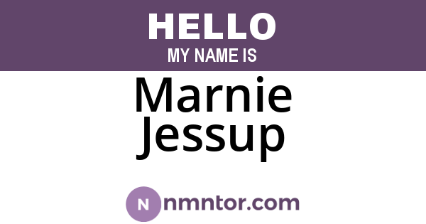 Marnie Jessup