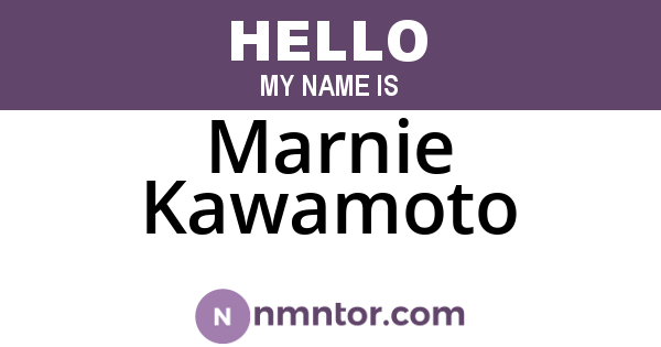Marnie Kawamoto