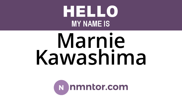 Marnie Kawashima