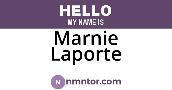 Marnie Laporte