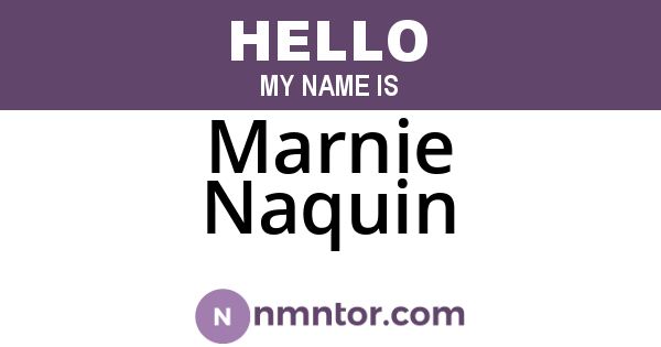 Marnie Naquin