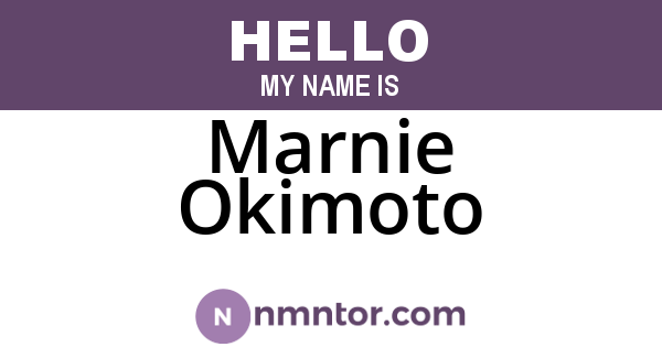 Marnie Okimoto