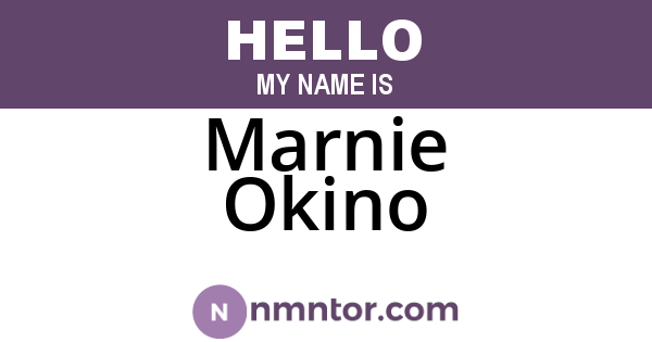Marnie Okino