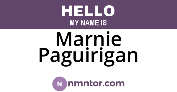 Marnie Paguirigan