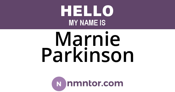 Marnie Parkinson