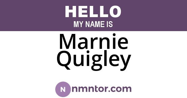 Marnie Quigley