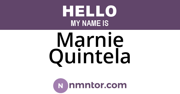 Marnie Quintela