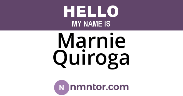 Marnie Quiroga