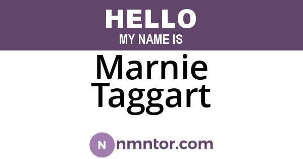 Marnie Taggart