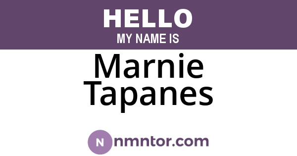 Marnie Tapanes